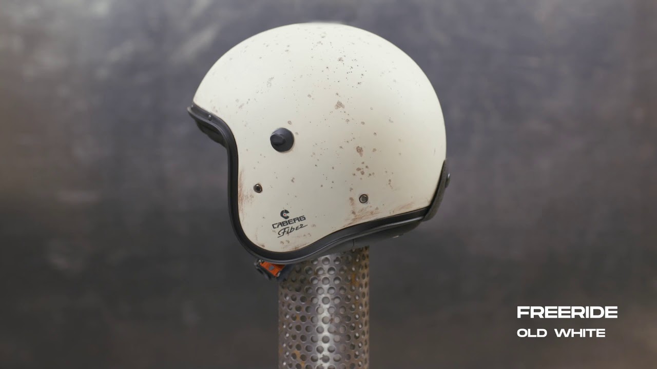 CABERG FREERIDE Old White - HELMET VIEW 360° - YouTube