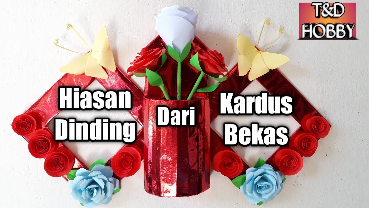  Hiasan  dinding dari  kardus  YouTube