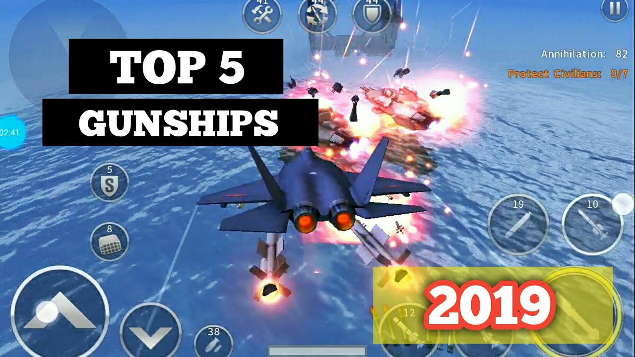 Gunship Battle - TOP 5 MOST POWERFUL GUNSHIPS