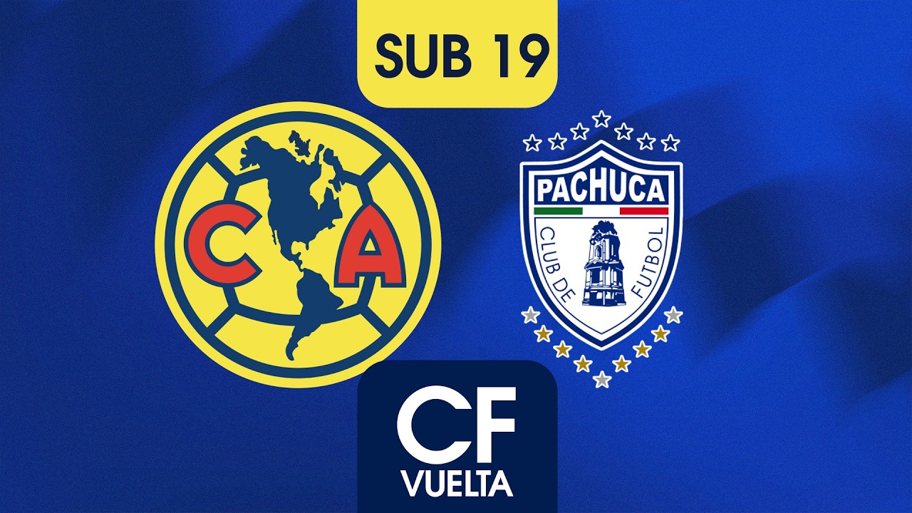 🔴  EN VIVO - 🦅 Sub19: América vs Pachuca - CFV - CL26