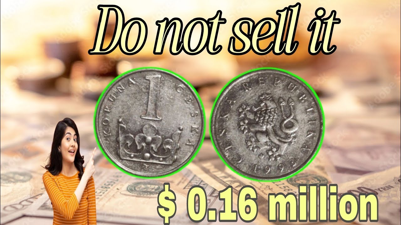Most Expensive 1 Koruna Czech Coin 1993 – Rare & Valuable Coin