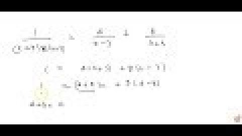 Integrate the rational functions `1/(x^2-9)`...