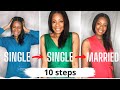 STRESSED SINGLE TO BLESSED SINGLE TO HAPPILY MARRIED -10 STEPS christian dating and marriage advice