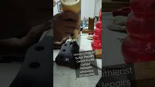 Warwick bass truss rod recovery part 5 #guitar #luthier Nonuz Luthierist