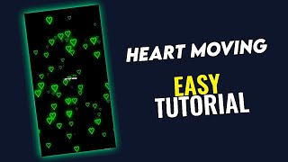 how to edit floating hearts video | moving heart tutorial screenshot 4