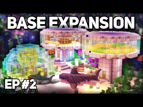 Surviving an UNDERWATER ONLY World While Building My Ultimate Base in Minecraft