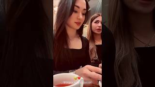 Laylo Sobirova 💖😍 Rest at restaurant in Urgench, Khorezm, Uzbekistan