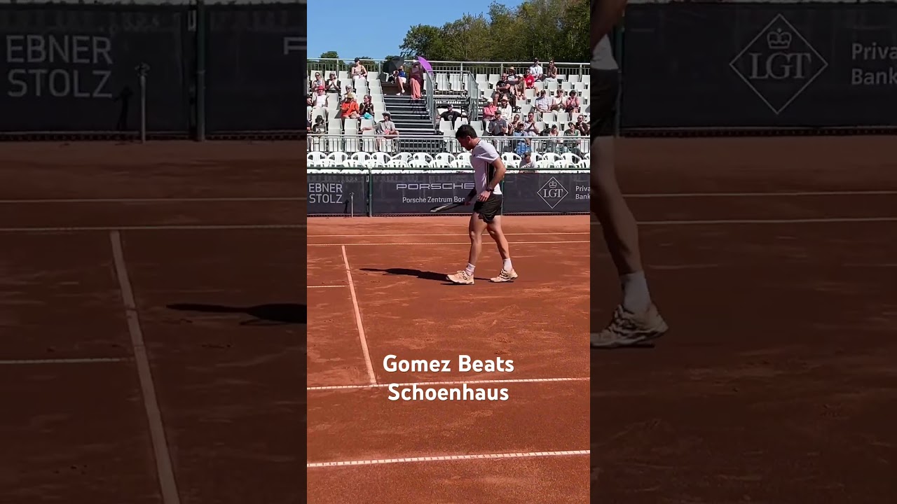 Federico Gomez Beats Max Schoenhaus in Bonn Open