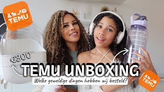 DEEL 1 | OMG Gigantische €300 TEMU UNBOXING‼️ Wat hebben wij allemaal besteld?