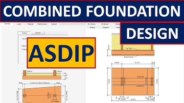 COMBINED FOOTING Design in ASDIP FOUNDATION as per ACI-318 CODE
