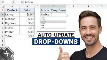 Excel Drop-Down List Secrets Revealed : Auto-update