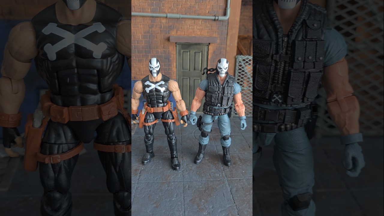 Marvel Legends Crossbones Comparisons and Head Swapped 