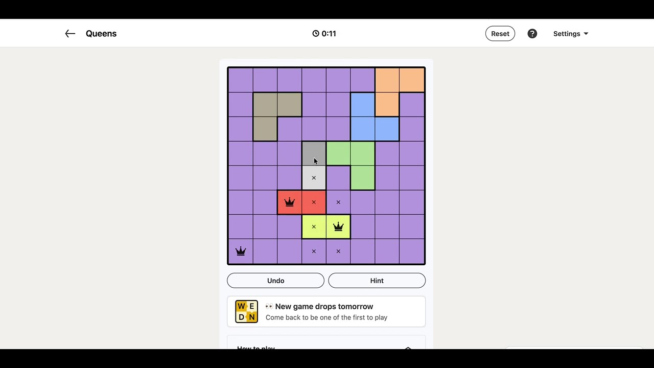 LinkedIn Queens Answer Today | 08 June 2026 - Puzzle #769
