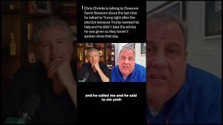 Gavin Newsom and Chris Christie talk about Trump #trump #gavinnewsom #chrischristie #fdt #fafo #maga