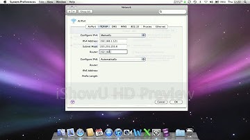 Change Your IP address and DNS Server on a Mac