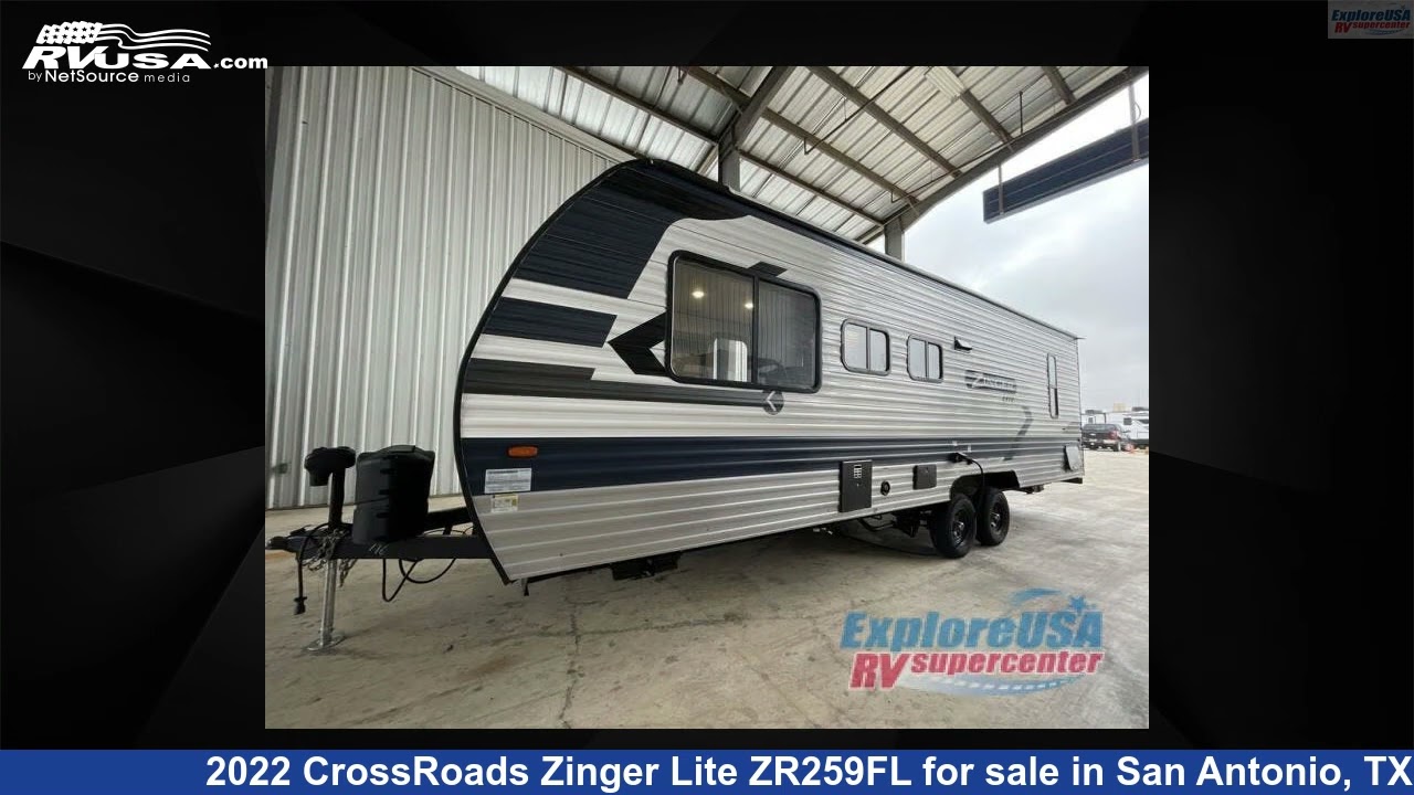 Marvelous 2022 CrossRoads Zinger Lite Travel Trailer RV For Sale in San Antonio, TX | RVUSA.com