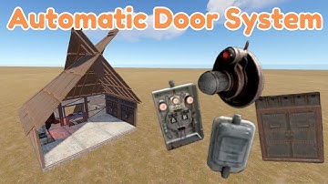 Rust Automatic Door: Easy Electrical Setup! #rust #rusttutorial #rustbase #electricity