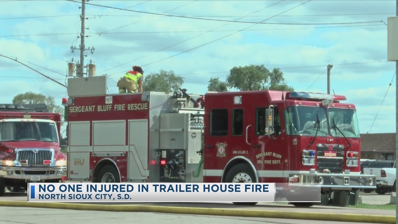 No One Injured In Trailer House Fire