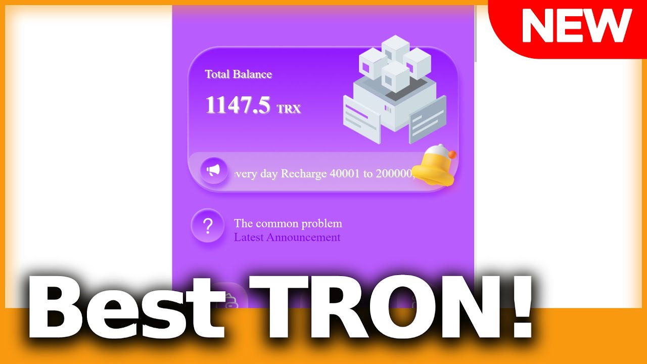 🔥Best TRON (TRX) Cloud Mining Website, 1000 TRX free on Registration, Earn 8% Daily Passive Income💥