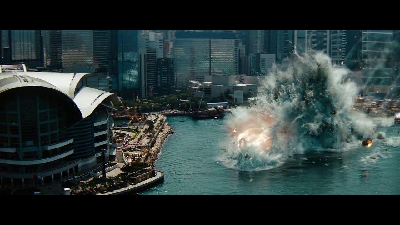 Battleship arival of aliens full scene