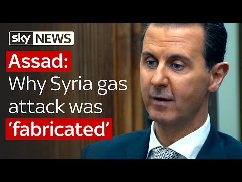 Assad says Syria chemical attack was fabricated