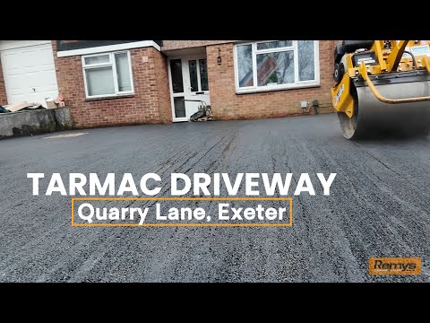 www.Remys.uk Tarmac Driveway Installation in Quarry Lane Exeter