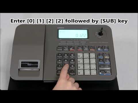 Casio SE-S100 Select Date format and Decimal Point Position - YouTube