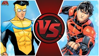 INVINCIBLE vs SUPERBOY (Image Comics vs DC Comics) | CARTOON FIGHT CLUB