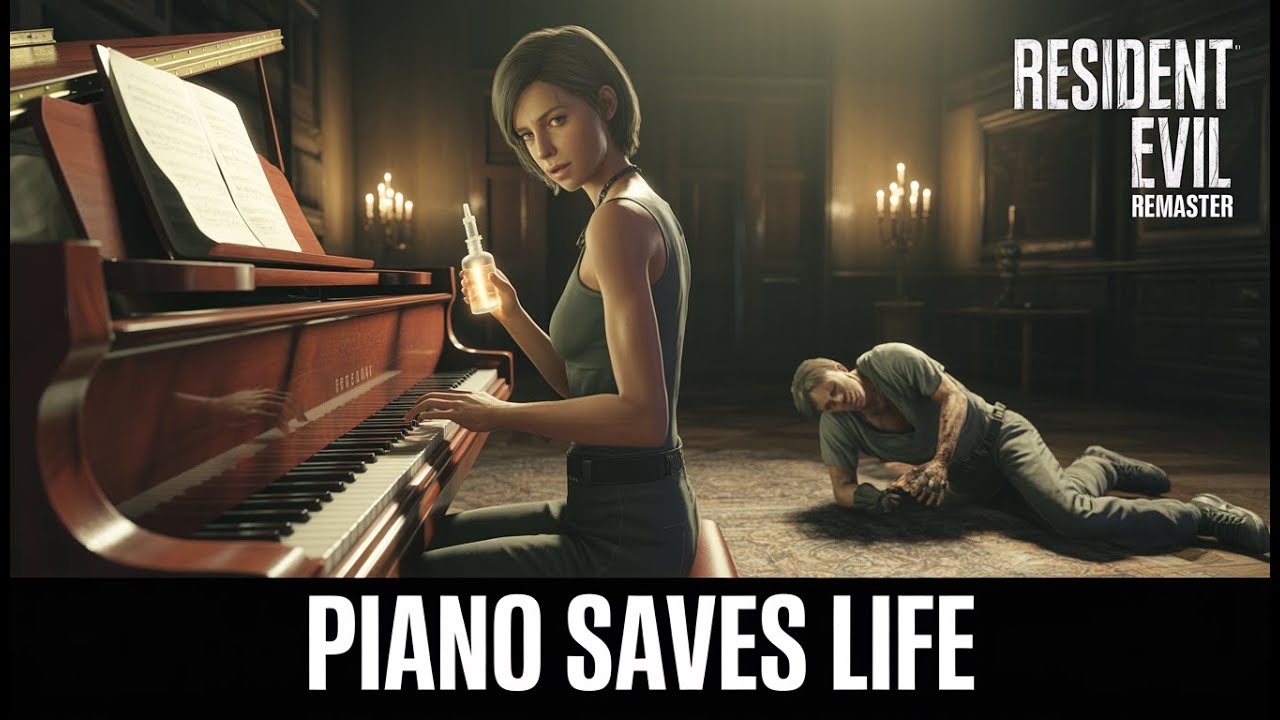 Rebecca to the Rescue! Piano Puzzle & Antidote 🧪🎹| Resident Evil HD | Part 2