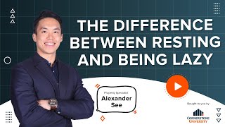 The Difference between Resting and being Lazy