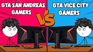 GTA San Andreas Gamers VS GTA Vice City Gamers screenshot 1