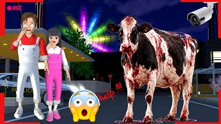 Yuta Mio Panicked After CCTV Recorded a Ghost of a Bleeding Sacrificial Cow at Home 😱 | Sakura Sc...