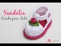 Sandália de Crochê para bebê - Simone Eleotério