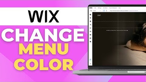 How To Change Menu Text Color In Wix Studio