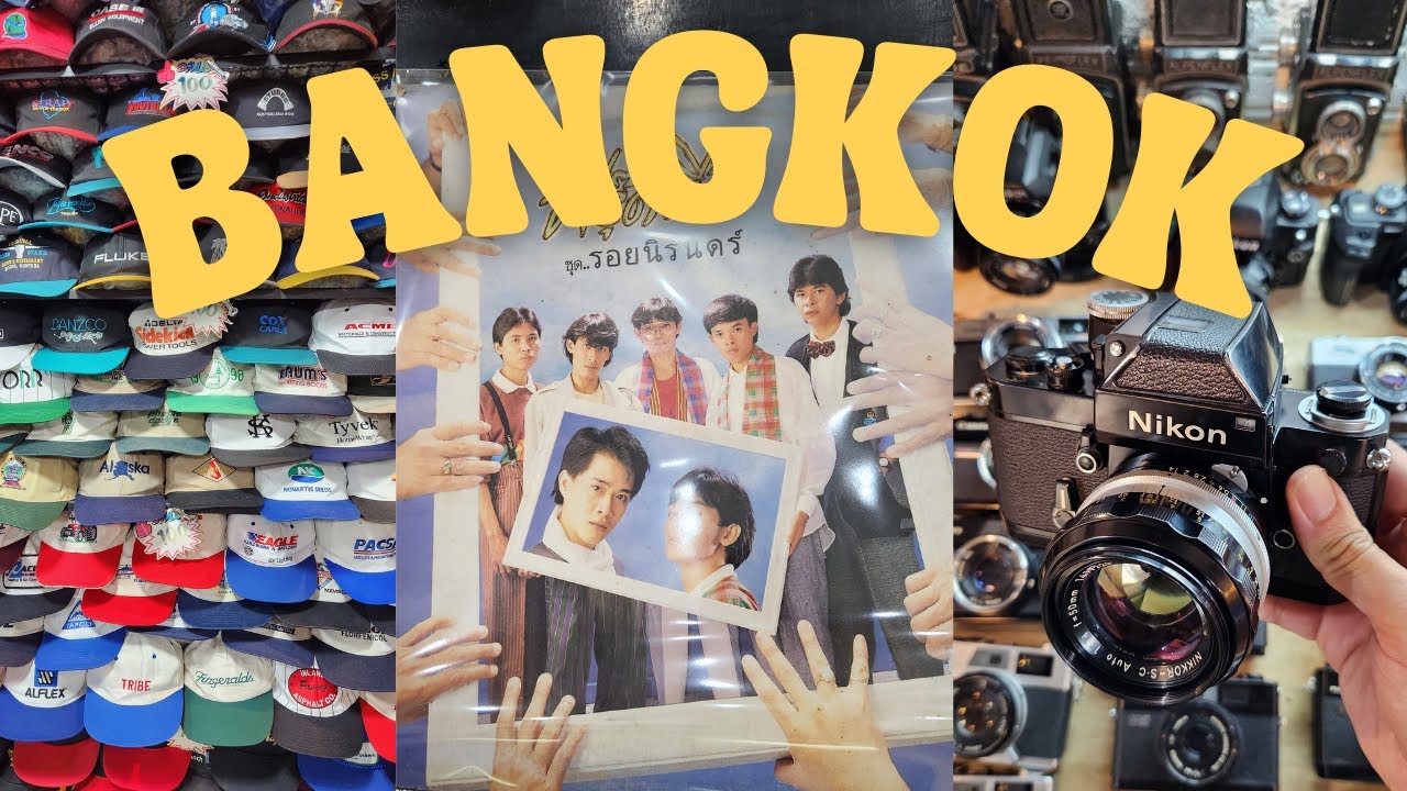 Bangkok Vlog 2023   Night Market Vintage Shopping