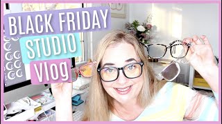STUDIO VLOG Behind The Scenes Of An Etsy Shop || Black Friday and Cyber Monday Deals