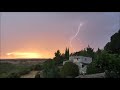 Ref:PRU3HhmZiwQ Vent et orages forts apr�s un pic de chaleur extr�me (description) - sivergues (84) 01/08/2020