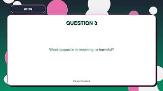 Synonyms Antonyms Quiz | Give the opposite of 'careful'. | English Vocabulary