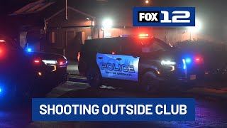 Person shot, injured in parking lot of adult entertainment club in Gresham