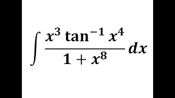 Integrate (x^3 tan^-1 x^4) /(1+x^8)
