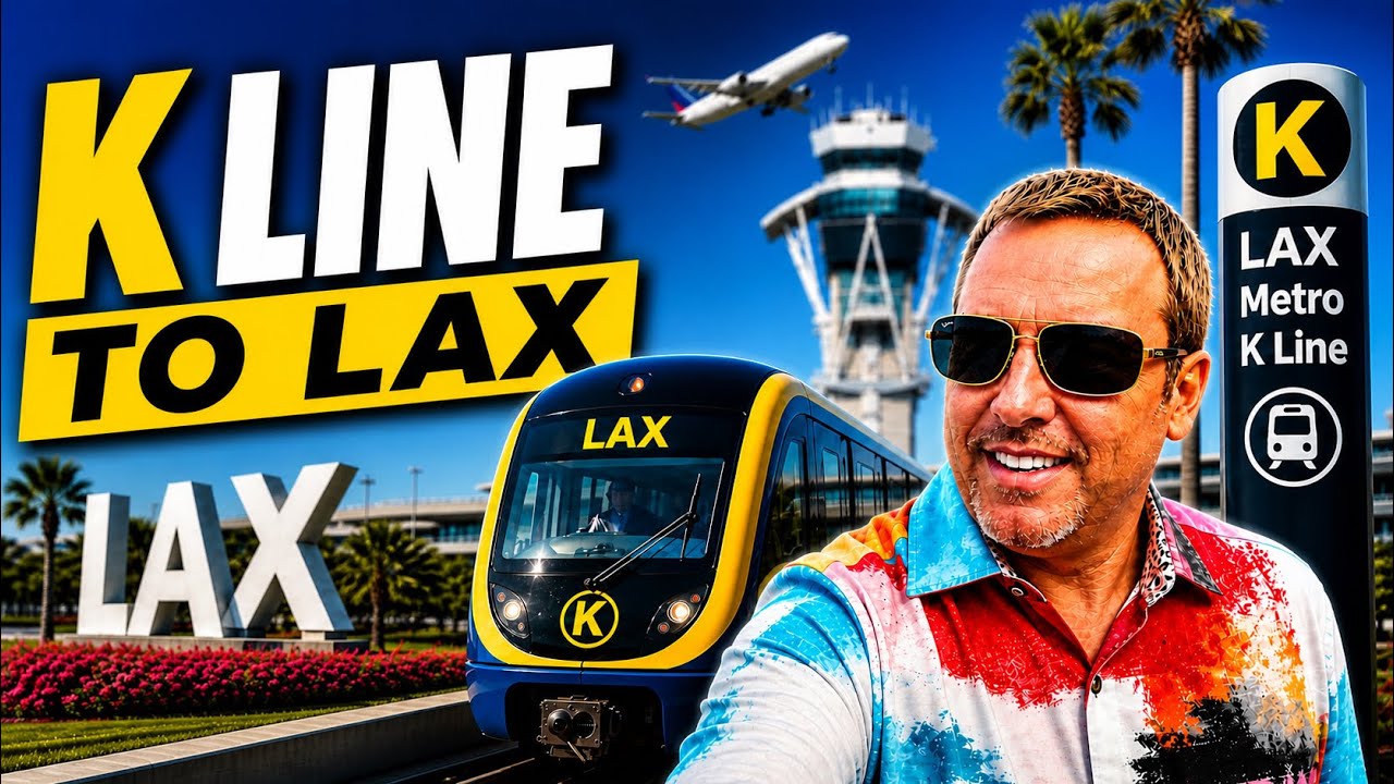 LA’s New K Line to LAX | Full Ride from Redondo Beach - YouTube