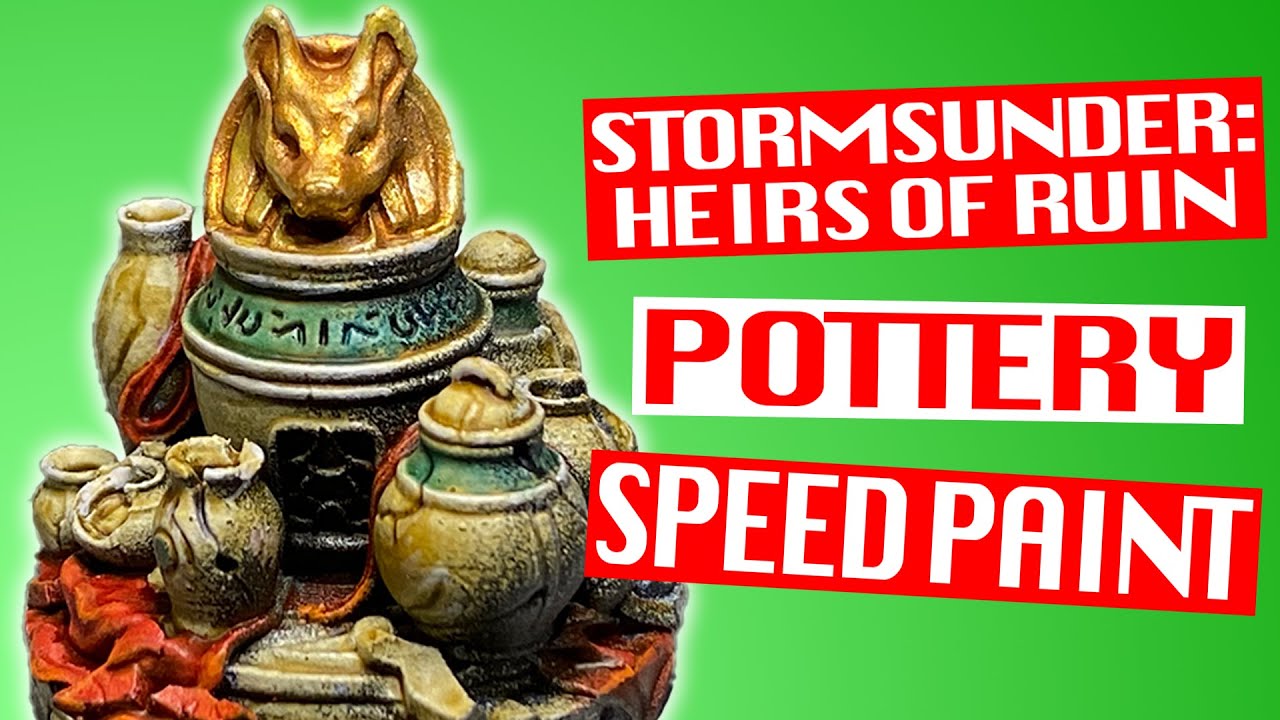 Stormsunder: Heirs of Ruin - Ancient Pottery Speed Paint