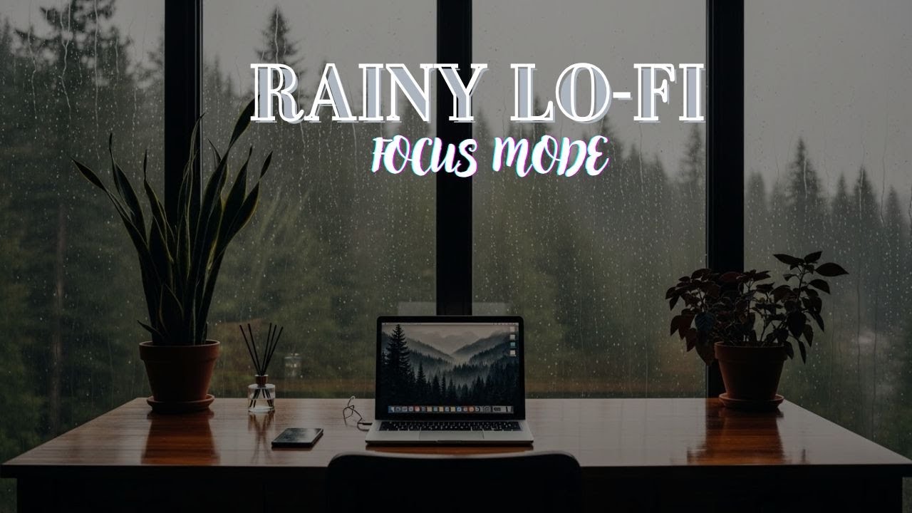 A Calm Evening with Rain and LoFi 🌧️ Soft Beats for Study and Rest