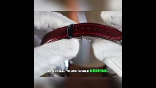 Master Moonphase Watch: Burgundy Strap Elegance #shorts