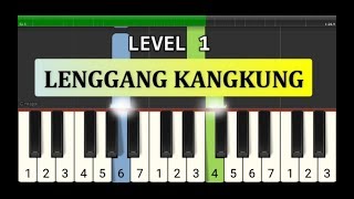 Download Lagu melodi piano lenggang kangkung - tutorial level 1 - lagu daerah nusantara tradisional - jakarta
