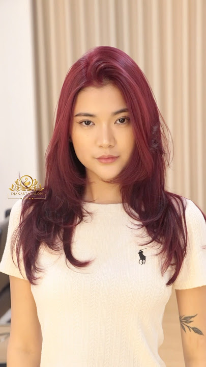 REFERENSI WARNA RAMBUT ✨TANPA BLEACHING✨ | Cherry Red Color 🍒