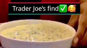 Creamy Spinach Artichoke Dip from Trader Joe’s/Fix In Microwave/#traderjoes #traderjoesfinds #dips