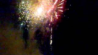 Pesta Kembang Api Tahun baru 2014 di MONUMEN SIMPANG LIMA GUMUL KEDIRI
