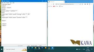 KAWA HTML Tutorial for Beginners   13   Radio buttons