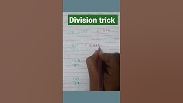 Division Trick / Divide by 37 #mathsmagic #mathstricks #shorts #yttrending